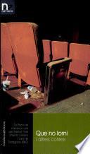 libro Que No Torni I Altres Contes