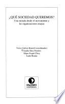 libro Qué Sociedad Queremos?