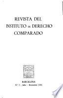 libro Revista Del Instituto De Derecho Comparado