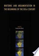 libro Rhetoric And Argumentation In The Beginning Of The Xx Century