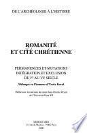 libro Romanité Et Cité Chrétienne
