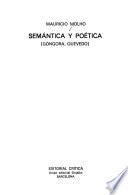 libro Semántica Y Poética