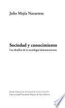 libro Sociedad Y Conocimiento