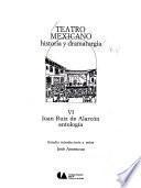 libro Teatro Mexicano: Juan Ruiz De Alarcón