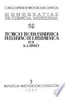 libro Técnica Y Teoría Estadística En El Diseño De Experimentos