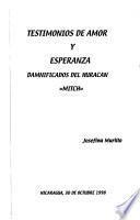 libro Testimonios De Amor Y Esperanza