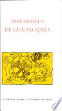 libro Testimonios De Guadalajara