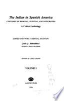 libro The Indian In Spanish America