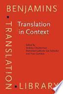 libro Translation In Context