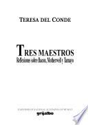 libro Tres Maestros