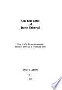 libro Una Hora Antes Del Juicio Universal