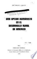 libro Una Opción Humanista En El Desarrollo Rural De América