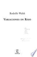 libro Variaciones En Rojo