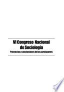 libro Vi Congreso Nacional De Sociología