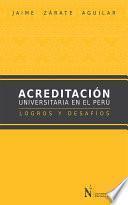 libro Acreditación Universitaria En El Perú