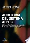 libro Auditoría Del Sistema Appcc