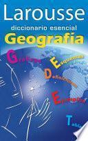 libro Diccionario Esencial Geografía