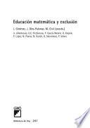 libro Educación Matemática Y Exclusión
