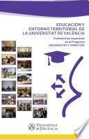 libro Educación Y Entorno Territorial De La Universitat De València