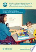 libro Entrenamiento En Estrategias Cognitivas Básicas Y Alfabetización Tecnológica A Personas Con Discapacidad. Ssce0111
