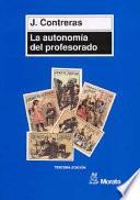 libro La Autonomía Del Profesorado