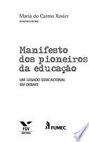 libro Manifesto Dos Pioneiros Da Educação