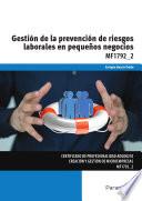 libro Mf1792_2   Gestión De La Prevención De Riesgos Laborales En Pequeños Negocios