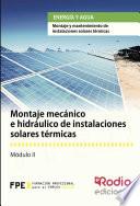 libro Montaje Mecánico E Hidráulico De Instalaciones Solares Térmicas