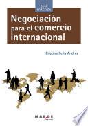 libro Negociación Para El Comercio Internacional