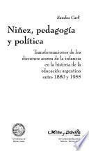 libro Niñez, Pedagogía Y Política