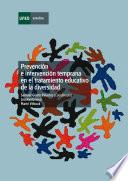 libro Prevención E Intervención Temprana En El Tratamiento Educativo De La Diversidad