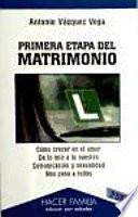 libro Primera Etapa Del Matrimonio