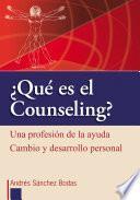 libro Qué Es El Counseling?