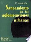 libro Saneamiento De Las Aglomeraciones Urbanas