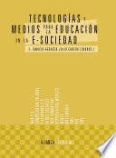 libro Tecnologías Y Medios Para La Educación En La E Sociedad