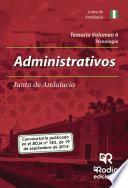 libro Temario Volumen 6. Administrativos De La Junta De Andalucía. Tecnología