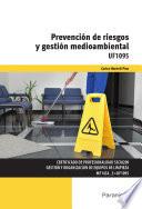 libro Uf1095   Prevención De Riesgos Y Gestión Medioambiental