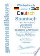 libro Wörterbuch Deutsch   Spanisch   Lateinamerika   Englisch A1 Lektion 1