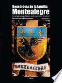 libro Genealogia De La Familia Montealegre