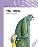 libro Ana, ¿verdad?