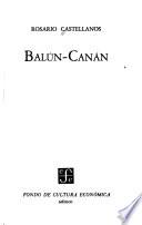 libro Balún Canán