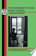 libro Contemporary Spanish Short Stories