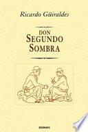 libro Don Segundo Sombra