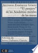 libro El Pasajero, De Las Academias Morales De Las Musas