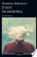 libro Juego De Memoria