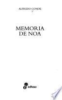 libro Memoria De Noa