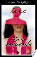 libro No Te Recuerdo (bdb)