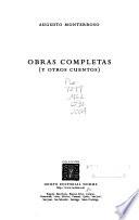 libro Obras Completas Y Otros Cuentos