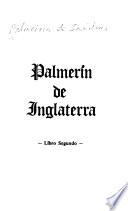 libro Palmerín De Inglaterra