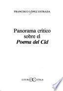 libro Panorama Crítico Sobre El Poema Del Cid